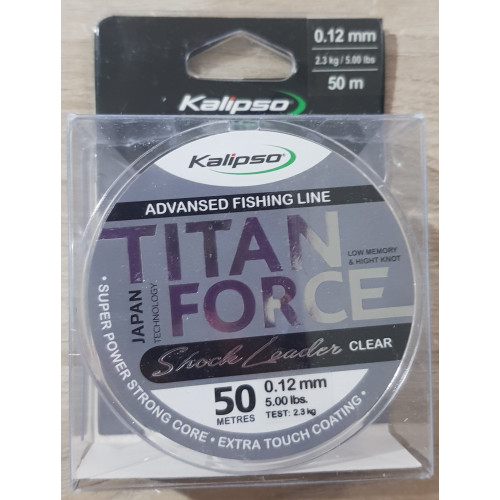 Леска зимняя Kalipso Titan Force Leader CL 50 м 0.10mm